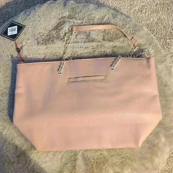 Vera Neumann leather tote purse, camel color - Picture 5 of 13